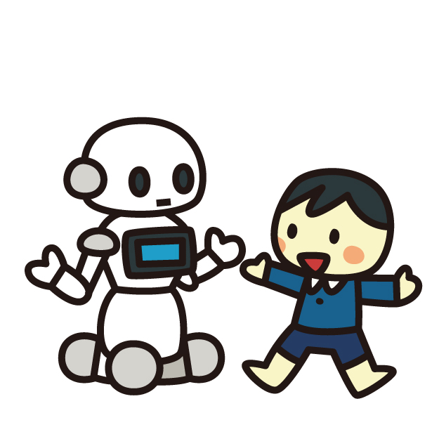 ロボットの接客